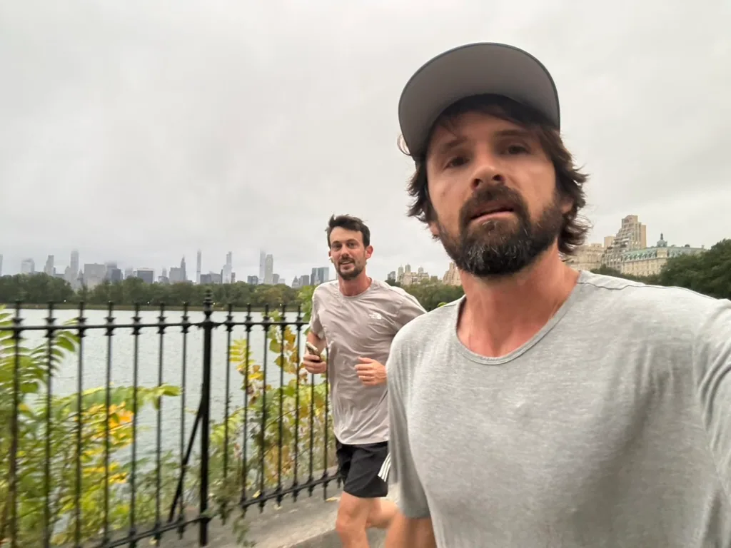 A morning run in New York